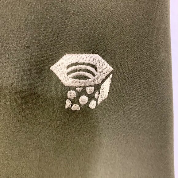 Mountain Hardwear Mens Sawtooth Ridge L Green Softshell Jacket Gorpcore Outdoor - Picture 7 of 9